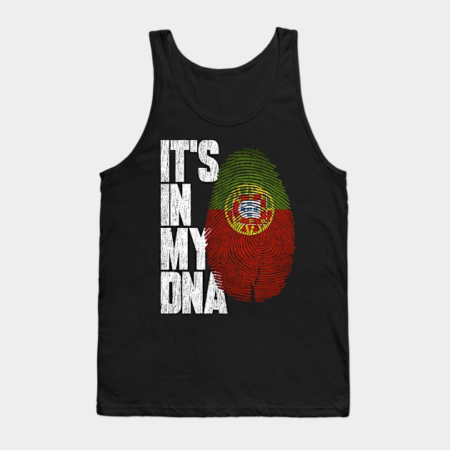 It's In My DNA Portuguese Shirt Proud Hispanic Gift Portugal Flag Tank Top by heart teeshirt